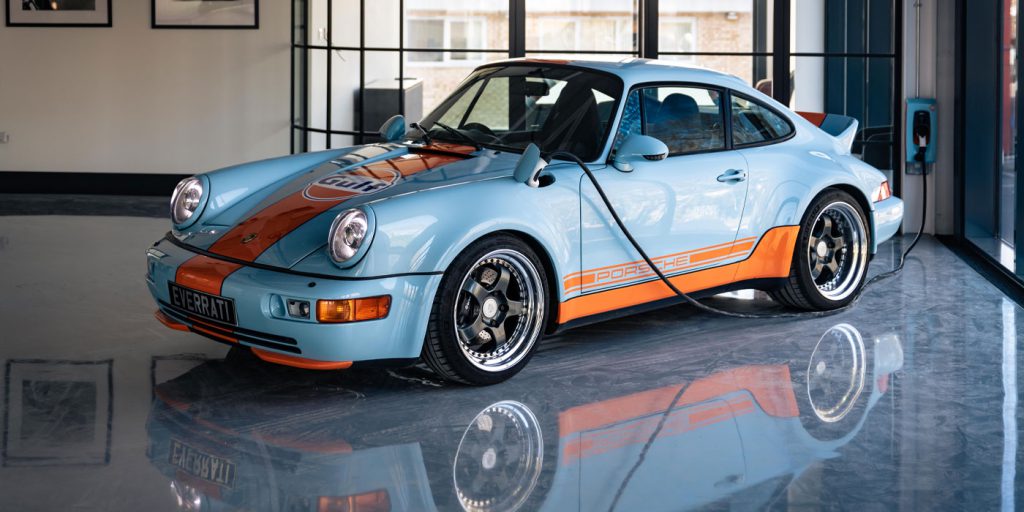 porsche-911-everrati رنگ جذاب